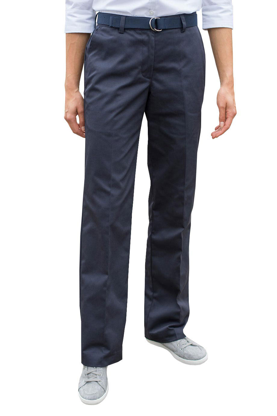 Utility Chino Flat Front Pant- Women's