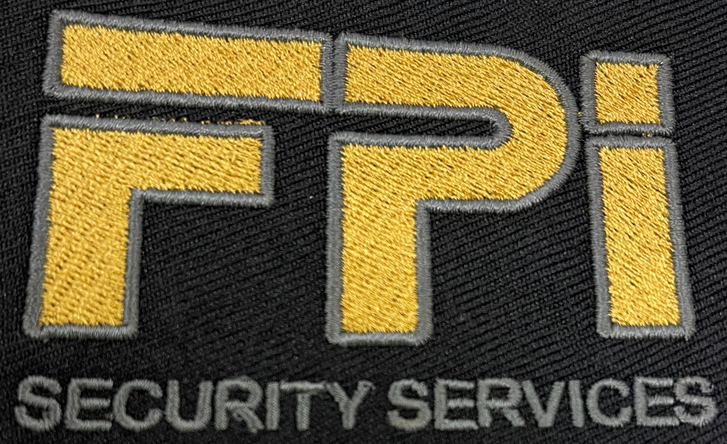 Embroidery (FPI Security Services Gold) Left Chest