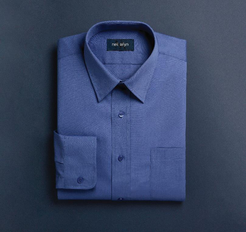 65\35 Long Sleeve Dress Shirt - Light Blue