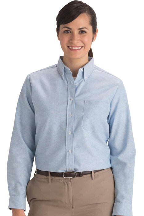 Ladies Long Sleeve Oxford