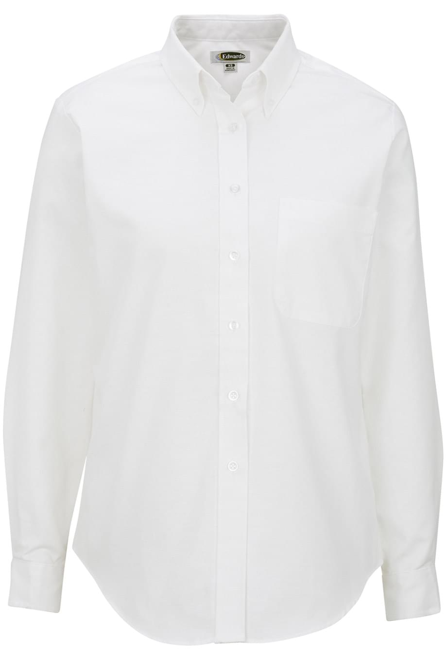 Easy Care Oxford Long Sleeve Ladies Shirt
