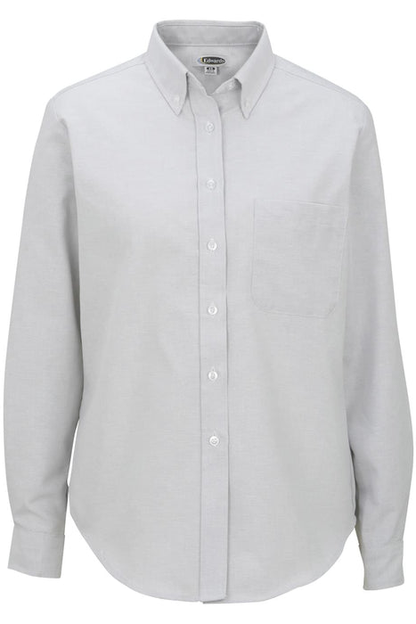 Ladies Long Sleeve Oxford