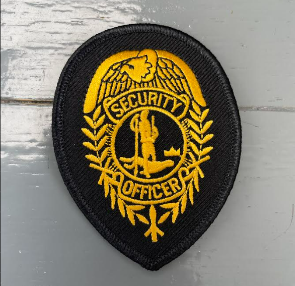 Patch (Security Officer w/VA STATE SEAL) GLD/BLK