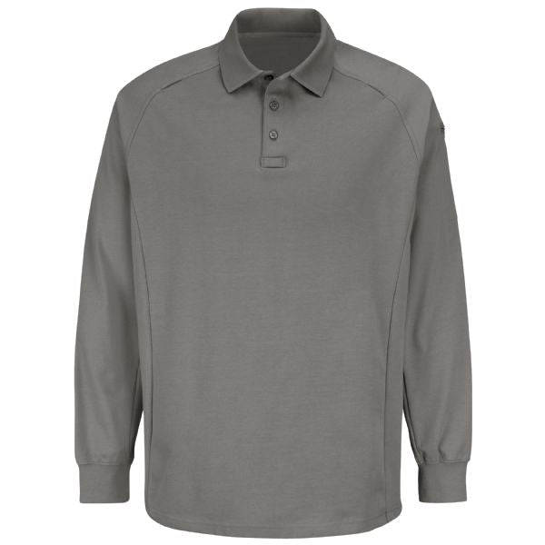 New Dimension® Long Sleeve Polo
