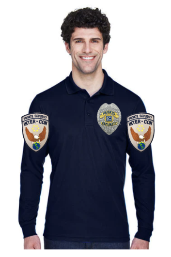 ICS Men's Pinnacle Performance Long Sleeve Piqué Polo