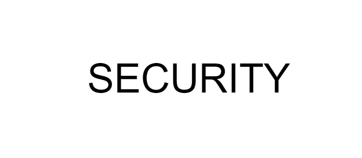 Print-Screening (SECURITY) in Black